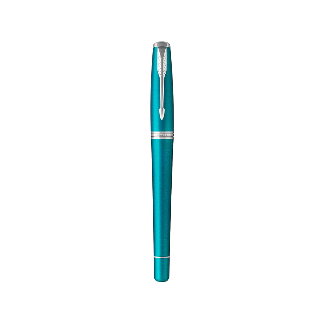 Parker Urban Vibrant Blue Rollerball — Parker rollerball pen — fluid gel ink writing instrument, at Cityluxe Singapore