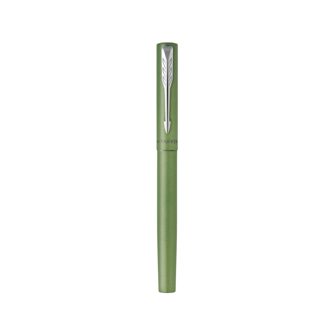 Parker Vector XL Rollerball Pen in Green — Parker rollerball pen — fluid gel ink writing instrument, at Cityluxe Singapore