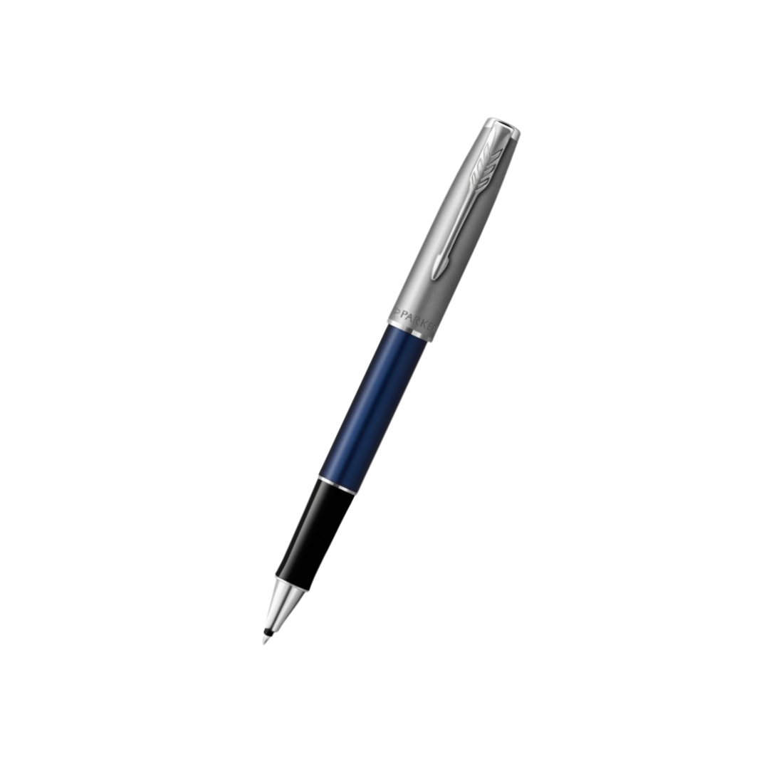 Parker Sonnet Essential SB CT Rollerball Pen Blue — Parker rollerball pen — fluid gel ink writing instrument, at Cityluxe Singapore