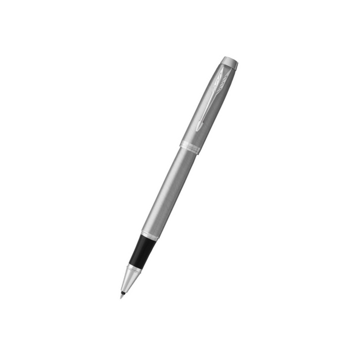 Parker IM Essential Stainless Steel CT Rollerball Pen — Parker rollerball pen — fluid gel ink writing instrument, at Cityluxe Singapore