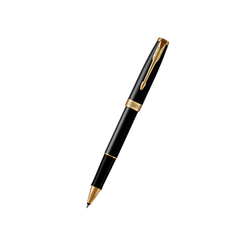 Parker Sonnet Lacquer Black GT Rollerball Pen