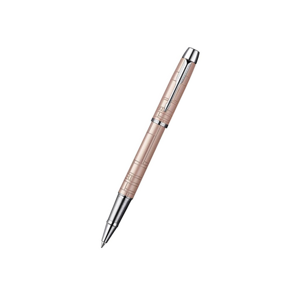 Load image into Gallery viewer, Parker IM Premium Metal Pink Rollerball Pen with Sleeve Gift Set
