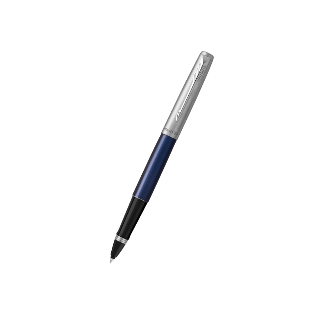 Parker Jotter Royal Blue CT Rollerball Pen — Parker rollerball pen — fluid gel ink writing instrument, at Cityluxe Singapore