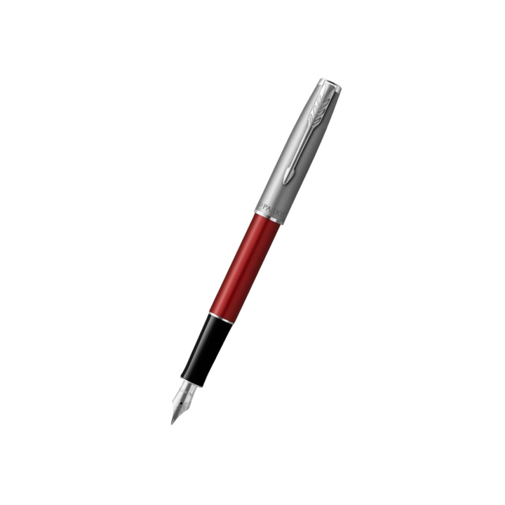 Parker Sonnet Essentials Fountain Pen Red CT in Medium — Parker fountain pen — precision nib writing instrument, at Cityluxe Singapore stationery store