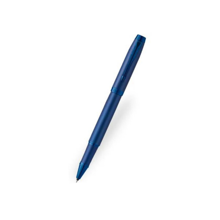 Parker IM PROFESSIONAL Rollerball Pen Monochrome Blue — Parker rollerball pen — fluid gel ink writing instrument, at Cityluxe Singapore