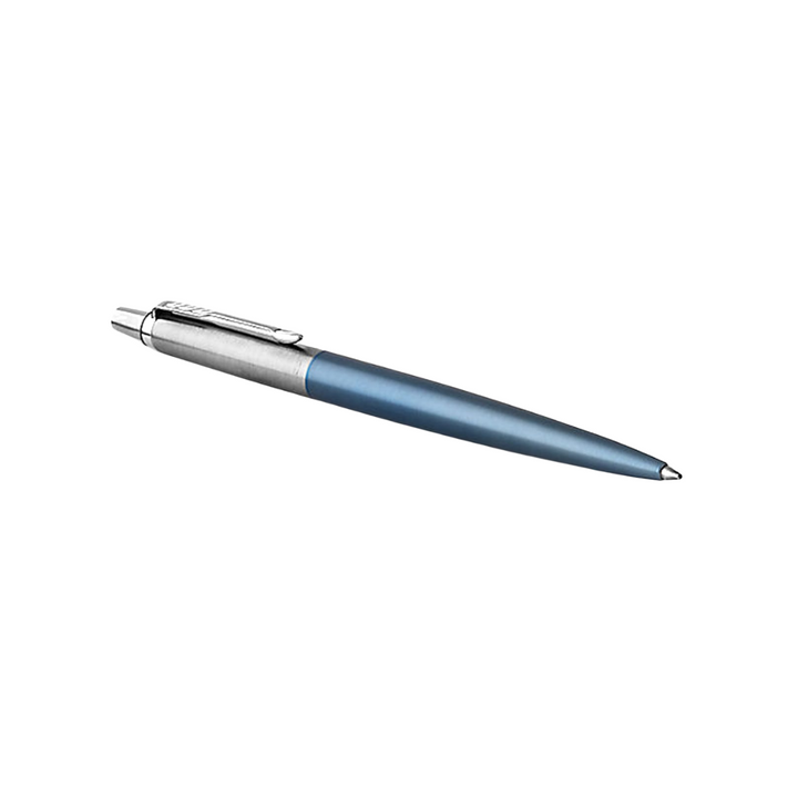 Parker Jotter Waterloo Blue CT Ballpoint Pen — Parker ballpoint pen — reliable smooth-writing everyday pen, at Cityluxe Singapore