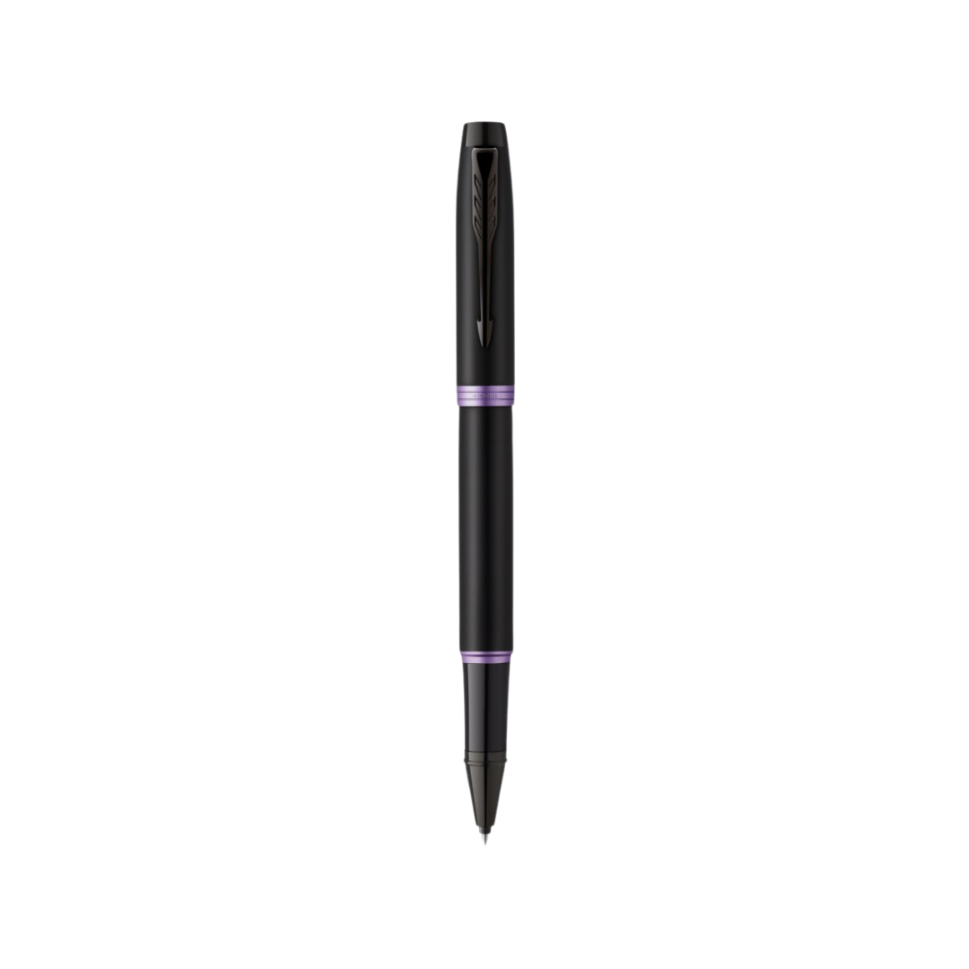 Parker IM PROFESSIONAL Vibrant Ring Rollerball Pen Amethyst Purple — Parker rollerball pen — fluid gel ink writing instrument, at Cityluxe Singapore