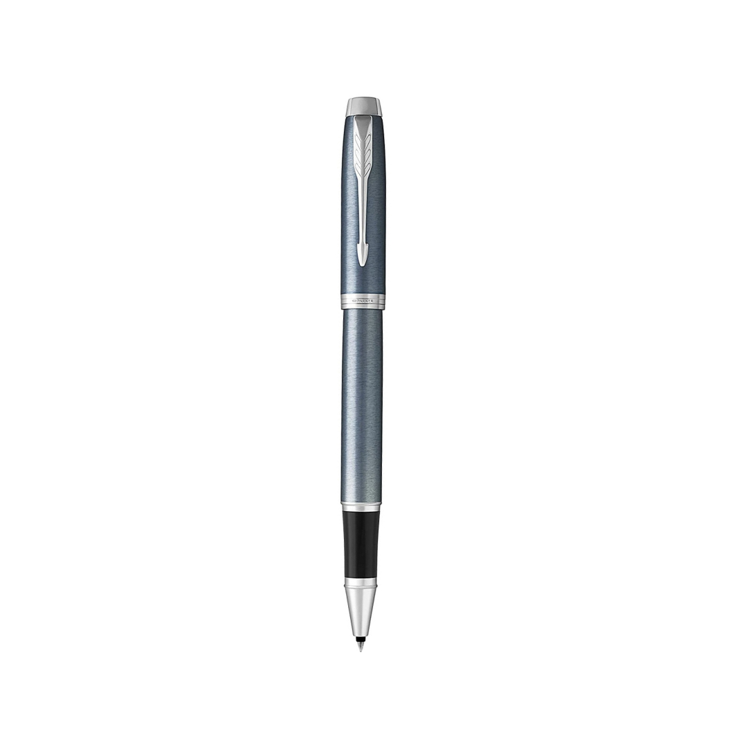 Parker IM Blue Grey CT Rollerball Pen — Parker rollerball pen — fluid gel ink writing instrument, at Cityluxe Singapore