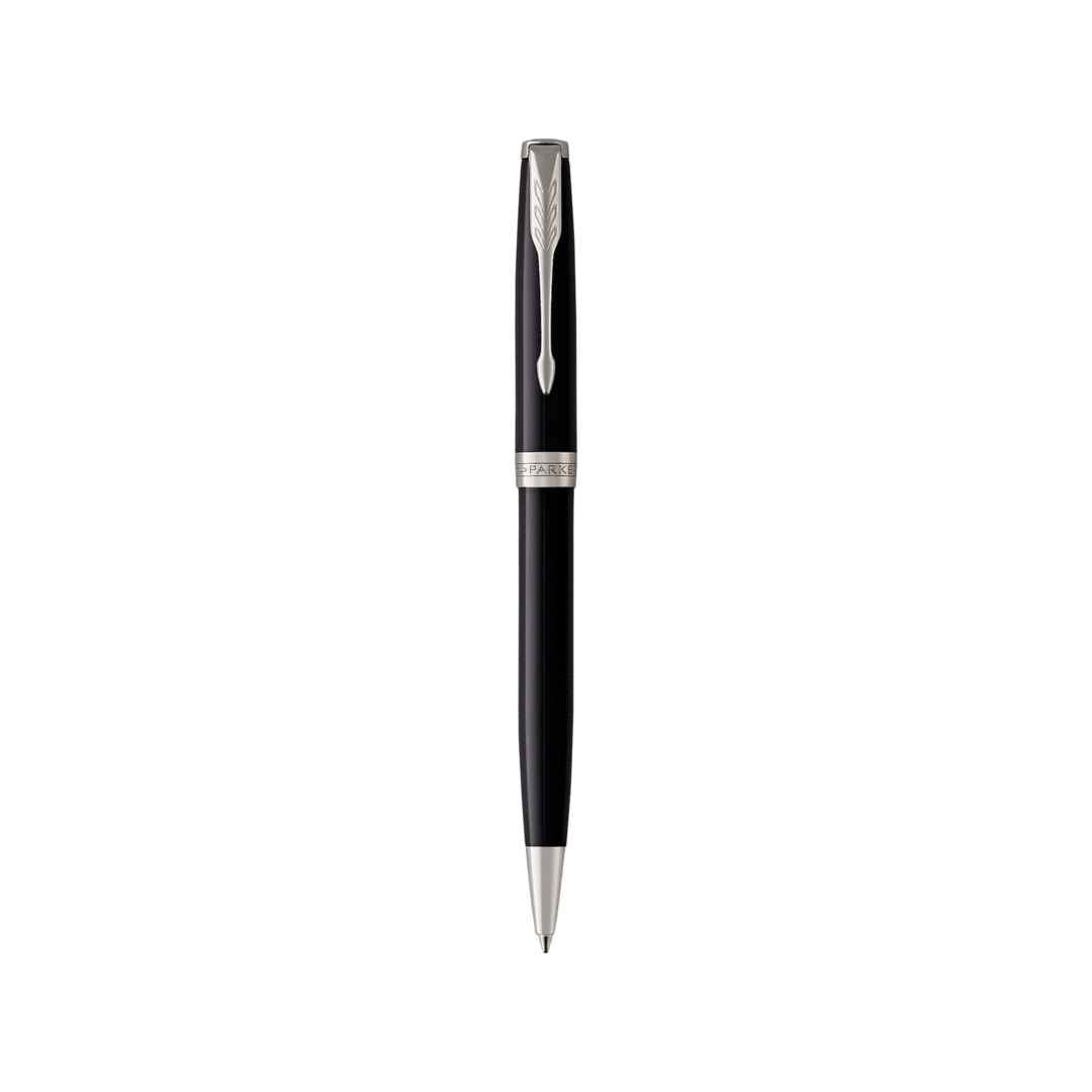 Parker Sonnet Lacquer Black CT Ballpoint Pen — Parker ballpoint pen — reliable smooth-writing everyday pen, at Cityluxe Singapore