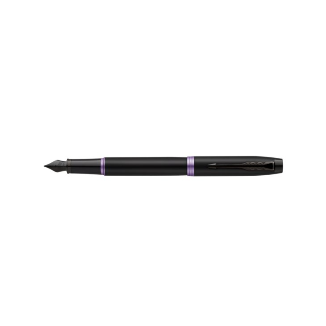 Parker IM PROFESSIONAL Vibrant Ring  BT Fountain Pen Amethyst Purple — Parker fountain pen — precision nib writing instrument, at Cityluxe Singapore stationery store