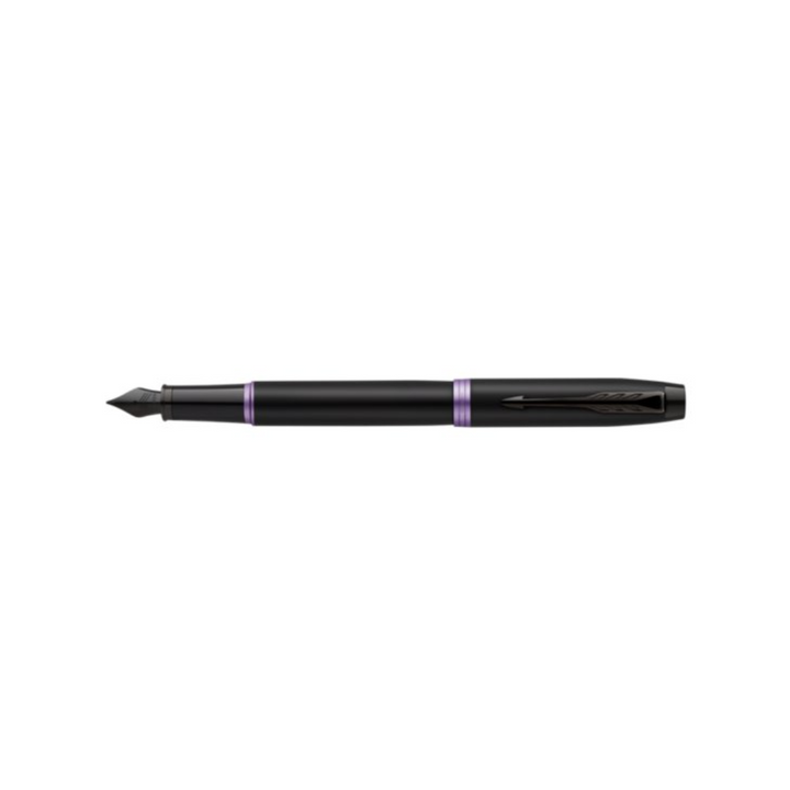 Parker IM PROFESSIONAL Vibrant Ring  BT Fountain Pen Amethyst Purple — Parker fountain pen — precision nib writing instrument, at Cityluxe Singapore stationery store
