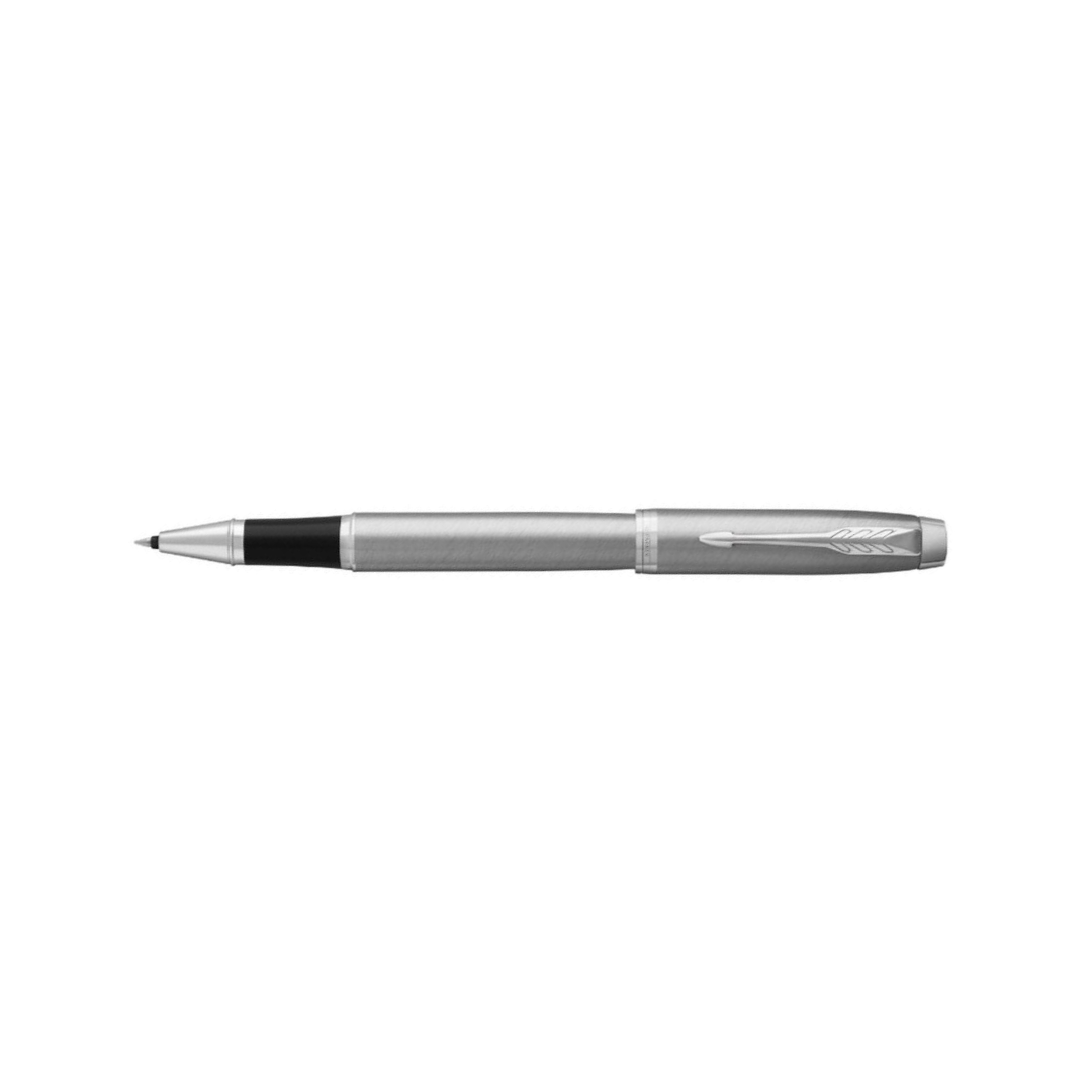 Parker IM Essential Stainless Steel CT Rollerball Pen — Parker rollerball pen — fluid gel ink writing instrument, at Cityluxe Singapore