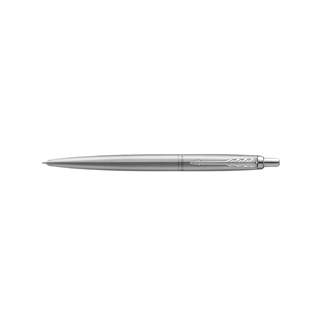 Parker Jotter XL Monochrome Stainless Steel Ballpoint Pen — Parker ballpoint pen — reliable smooth-writing everyday pen, at Cityluxe Singapore