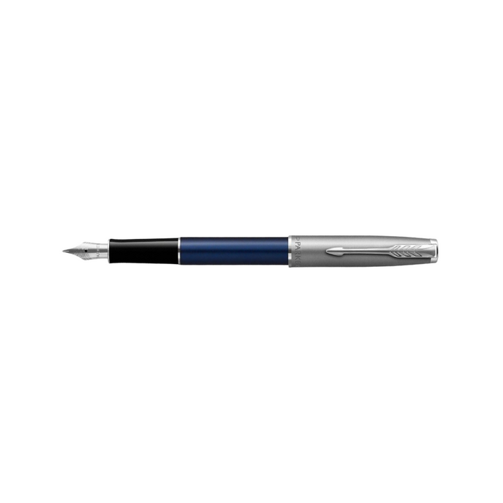 Parker Sonnet Essentials Fountain Pen Blue CT in Medium — Parker fountain pen — precision nib writing instrument, at Cityluxe Singapore stationery store