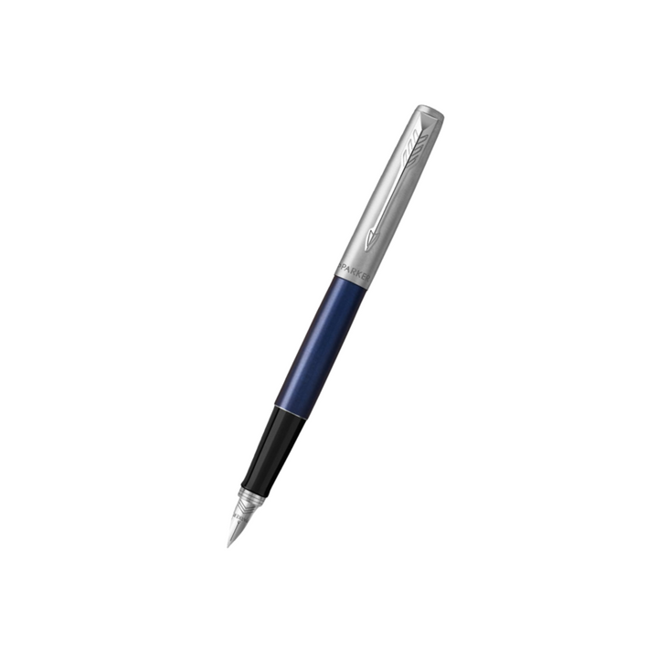 Parker Jotter Royal Blue CT Fountain Pen — Parker fountain pen — precision nib writing instrument, at Cityluxe Singapore stationery store