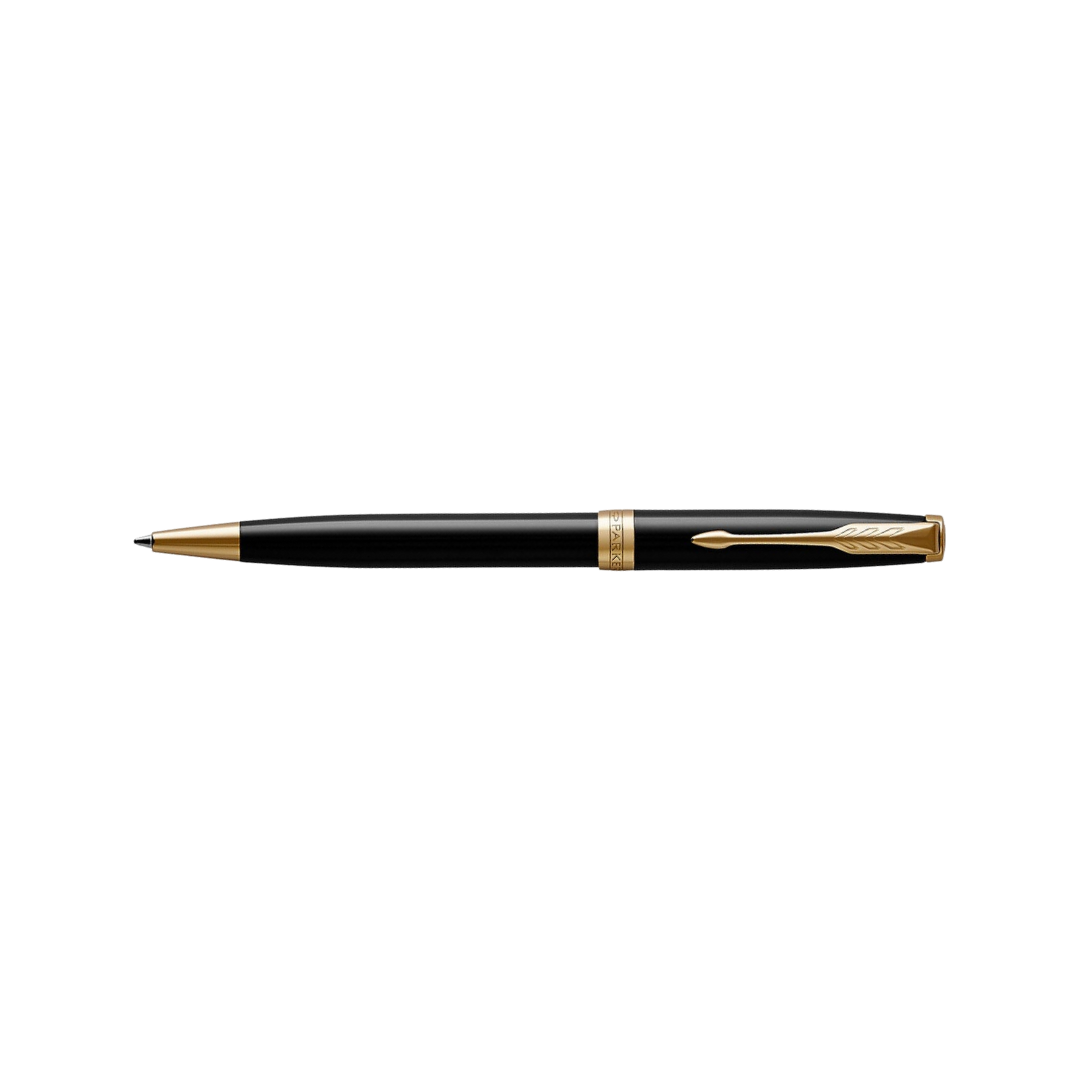Parker Sonnet Lacquer Black GT Ballpoint Pen — Parker ballpoint pen — reliable smooth-writing everyday pen, at Cityluxe Singapore