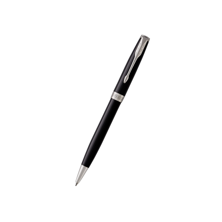 Parker Sonnet Lacquer Black CT Ballpoint Pen — Parker ballpoint pen — reliable smooth-writing everyday pen, at Cityluxe Singapore
