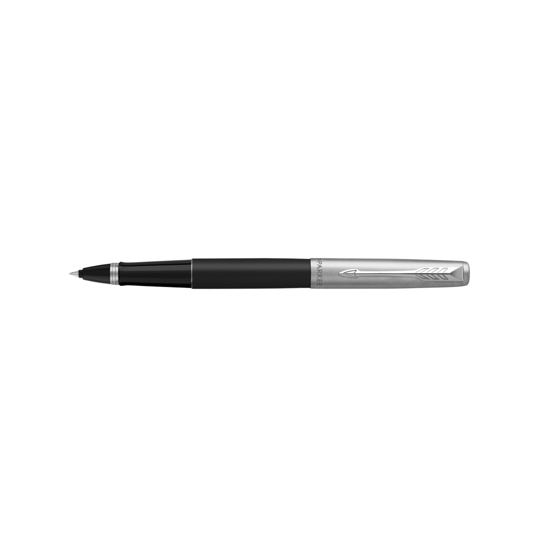 Parker Jotter Bond Street Black CT Rollerball Pen — Parker rollerball pen — fluid gel ink writing instrument, at Cityluxe Singapore