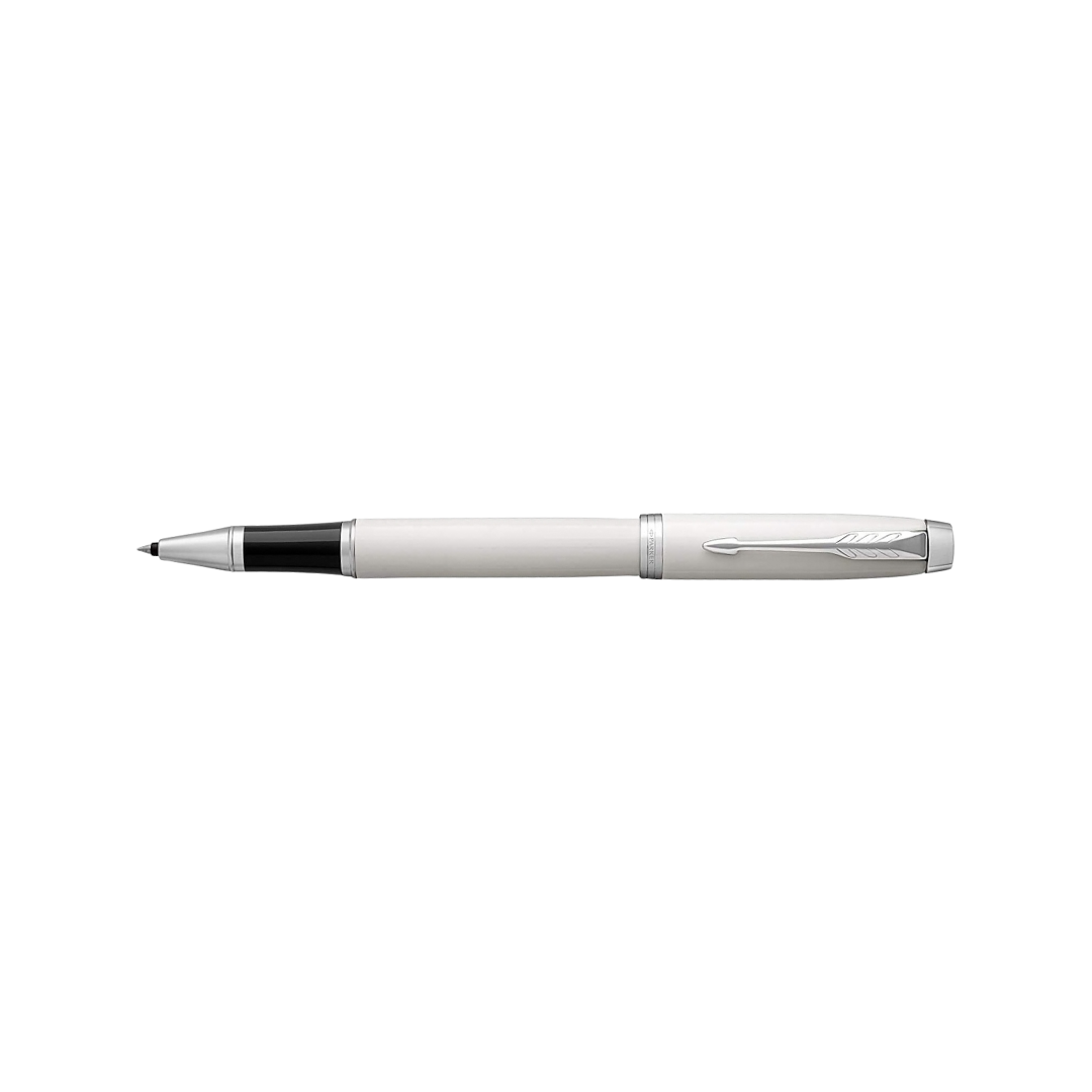 Parker IM White CT Rollerball Pen — Parker rollerball pen — fluid gel ink writing instrument, at Cityluxe Singapore