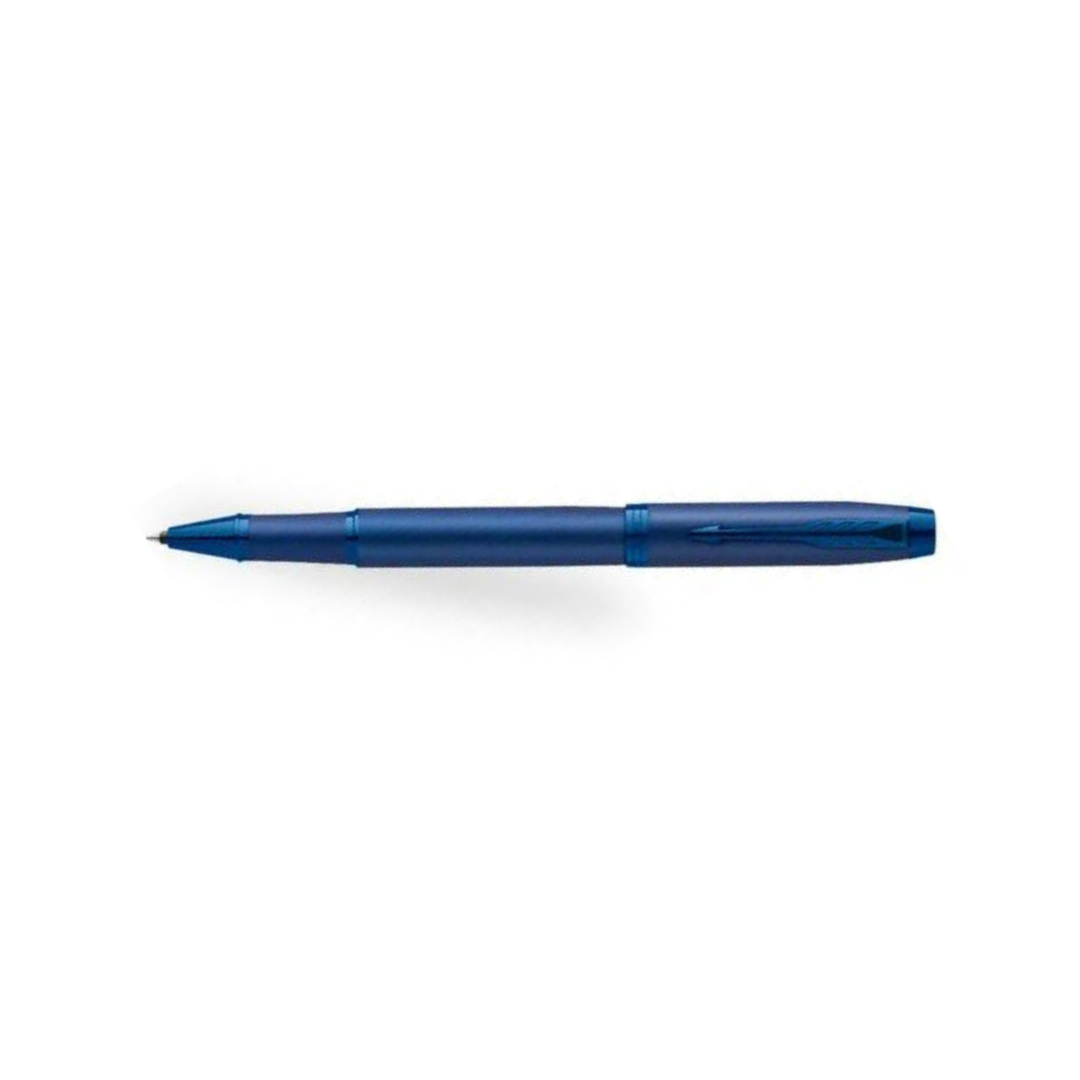 Parker IM PROFESSIONAL Rollerball Pen Monochrome Blue — Parker rollerball pen — fluid gel ink writing instrument, at Cityluxe Singapore