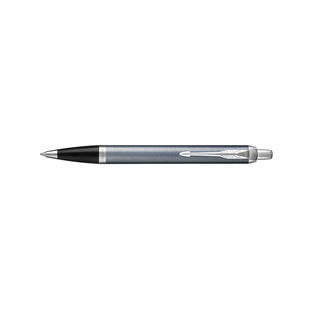 Parker IM Blue Grey CT Ballpoint Pen — Parker ballpoint pen — reliable smooth-writing everyday pen, at Cityluxe Singapore