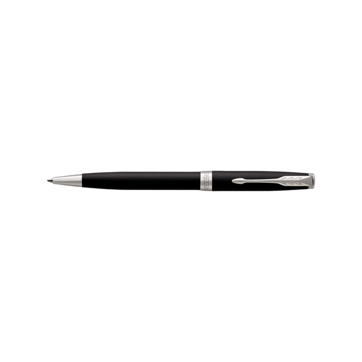 Parker Sonnet Matte Black CT Ballpoint Pen — Parker ballpoint pen — reliable smooth-writing everyday pen, at Cityluxe Singapore