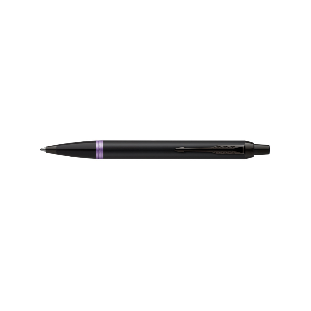 Parker IM PROFESSIONAL Vibrant Ring Ballpoint Pen Amethyst Purple — Parker ballpoint pen — reliable smooth-writing everyday pen, at Cityluxe Singapore