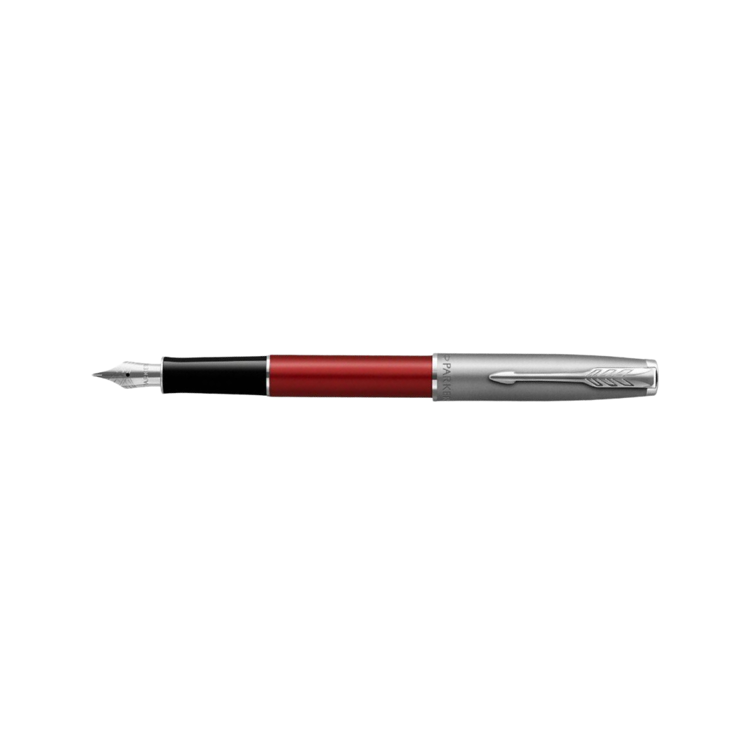 Parker Sonnet Essentials Fountain Pen Red CT in Medium — Parker fountain pen — precision nib writing instrument, at Cityluxe Singapore stationery store