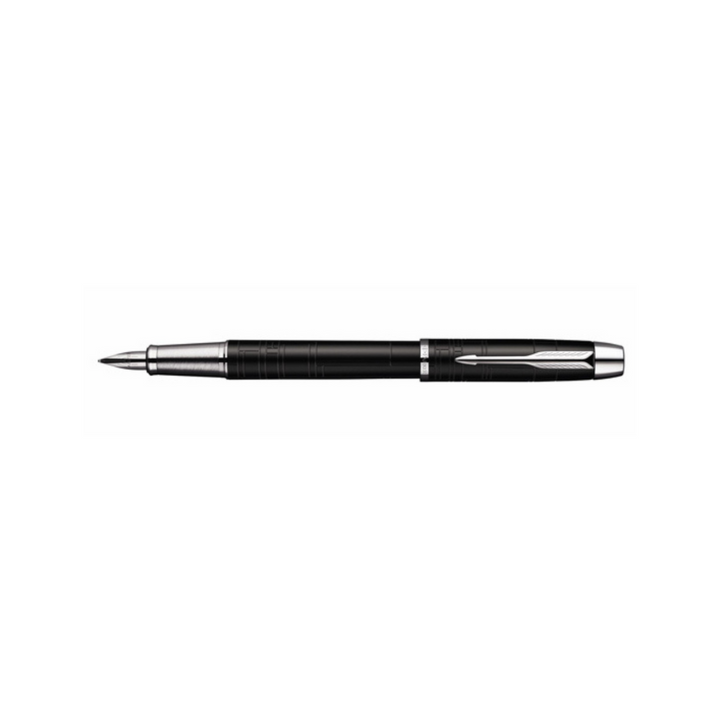 Parker IM Premium Fountain Pen - Matte Black with Chrome Trims