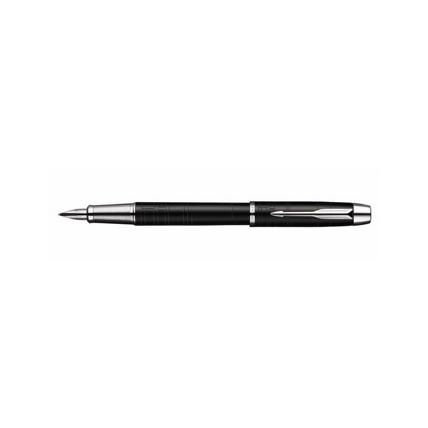 Load image into Gallery viewer, Parker IM Premium Fountain Pen - Matte Black with Chrome Trims
