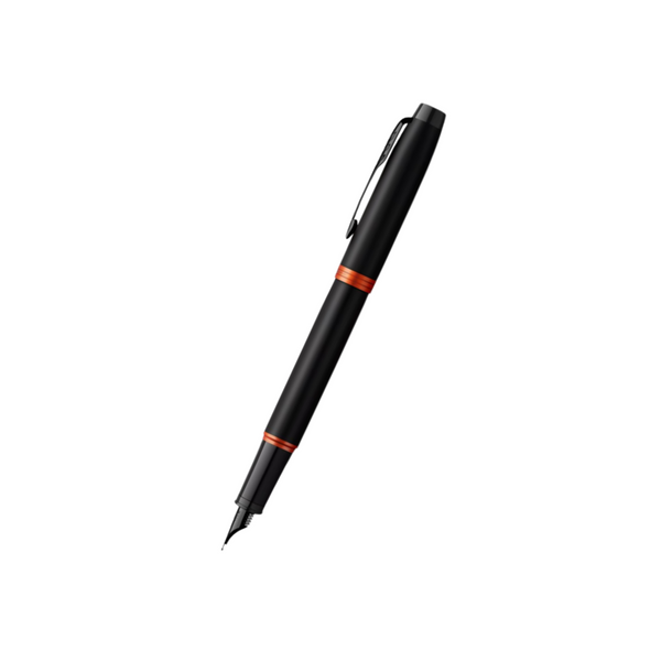 Load image into Gallery viewer, Parker IM PROFESSIONAL Vibrant Ring BT Fountain Pen Flame Orange
