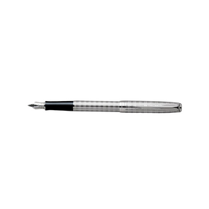 Parker Sonnet CBN Chiselled Tartan ST Fountain Pen - Medium