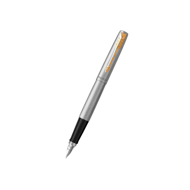 Parker Jotter Stainless Steel GT Fountain Pen — Parker fountain pen — precision nib writing instrument, at Cityluxe Singapore stationery store