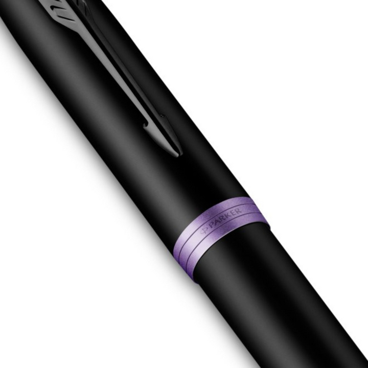 Parker IM PROFESSIONAL Vibrant Ring Rollerball Pen Amethyst Purple — Parker rollerball pen — fluid gel ink writing instrument, at Cityluxe Singapore