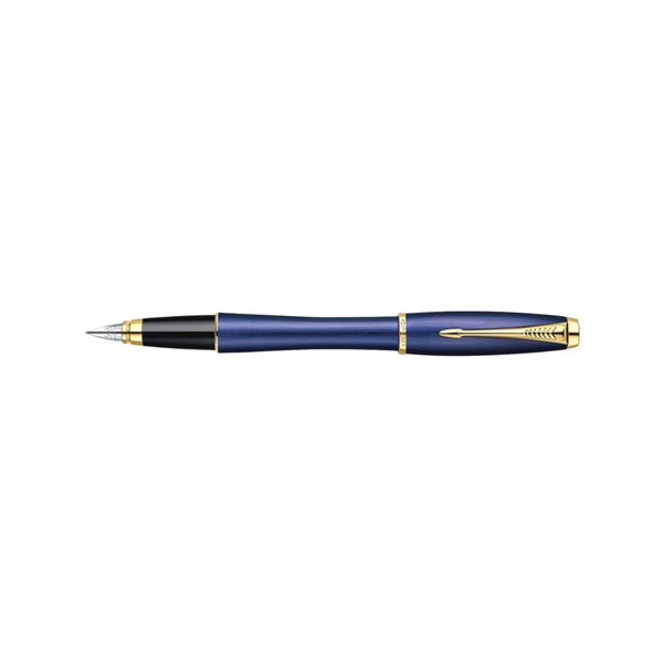 Load image into Gallery viewer, Parker Urban Premium Fountain Pen - Penman Blue with Gold Trims
