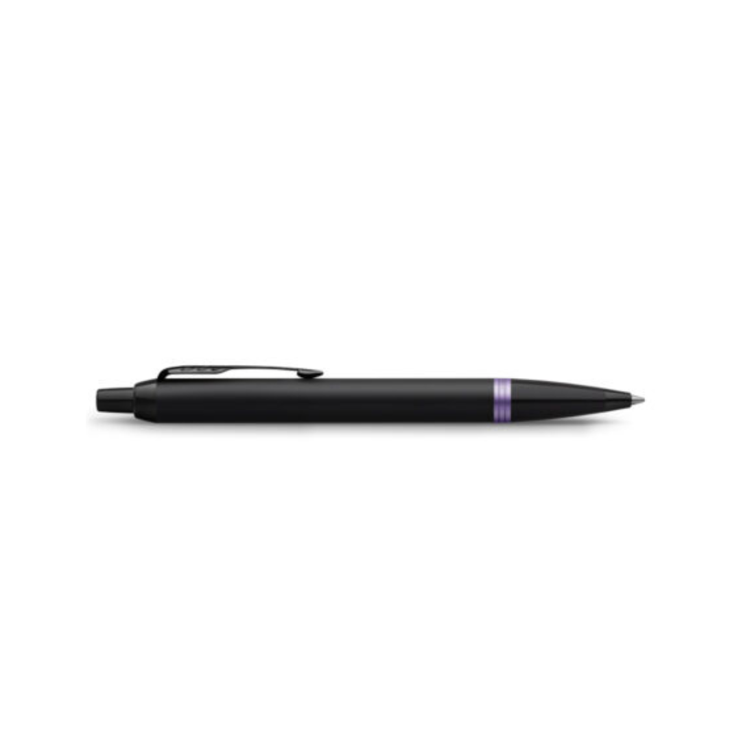 Parker IM PROFESSIONAL Vibrant Ring Ballpoint Pen Amethyst Purple — Parker ballpoint pen — reliable smooth-writing everyday pen, at Cityluxe Singapore