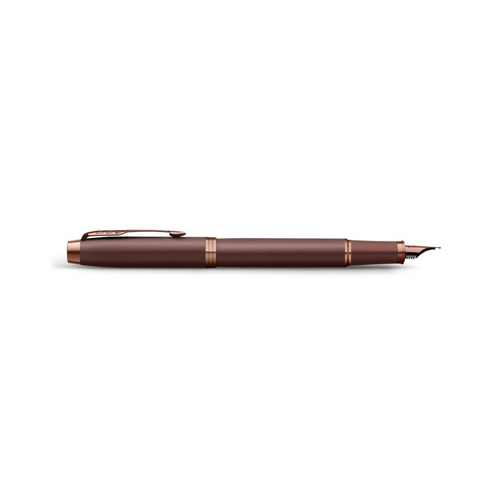 Parker IM PROFESSIONAL Fountain Pen in Monochrome Burgundy — Parker fountain pen — precision nib writing instrument, at Cityluxe Singapore stationery store
