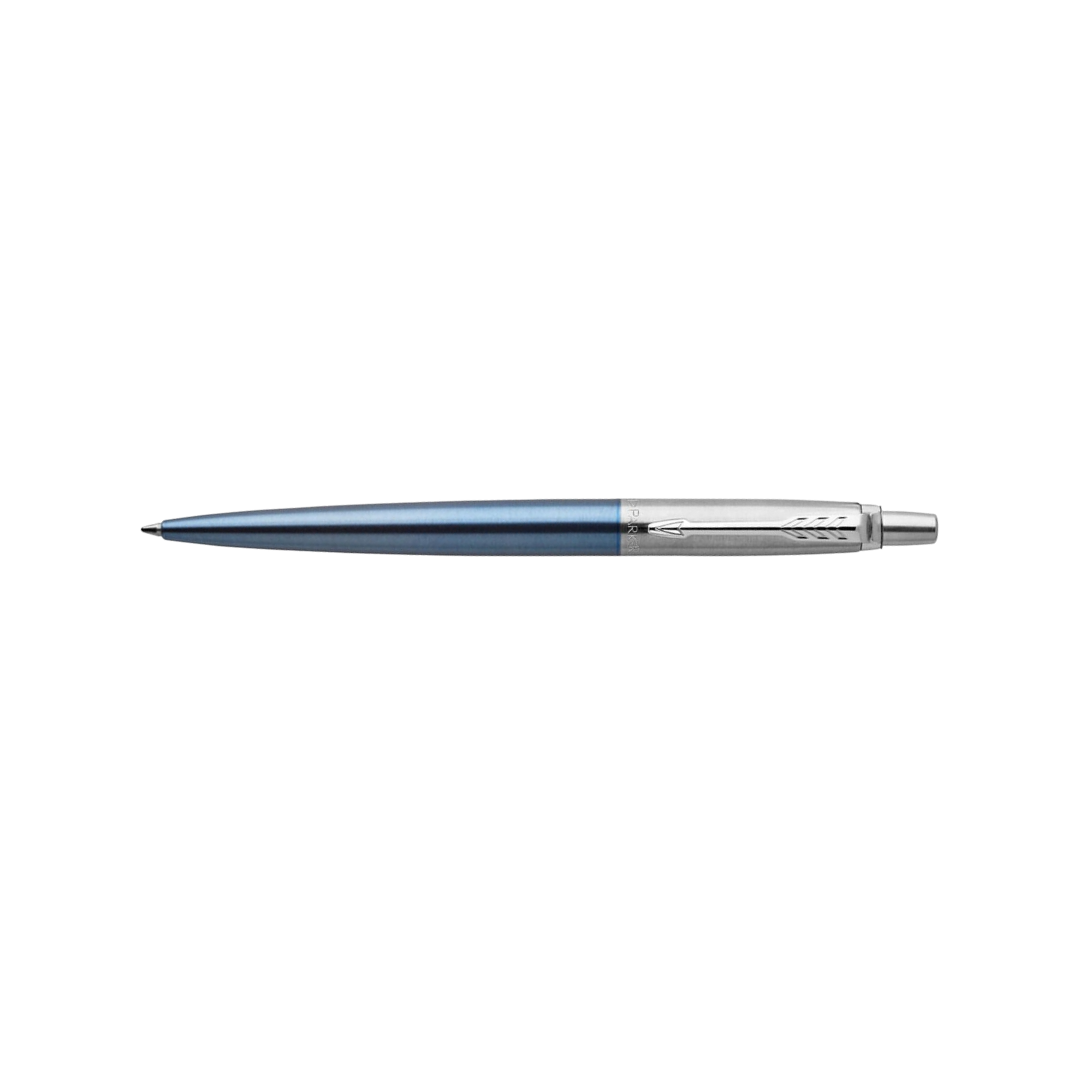 Parker Jotter Waterloo Blue CT Ballpoint Pen — Parker ballpoint pen — reliable smooth-writing everyday pen, at Cityluxe Singapore