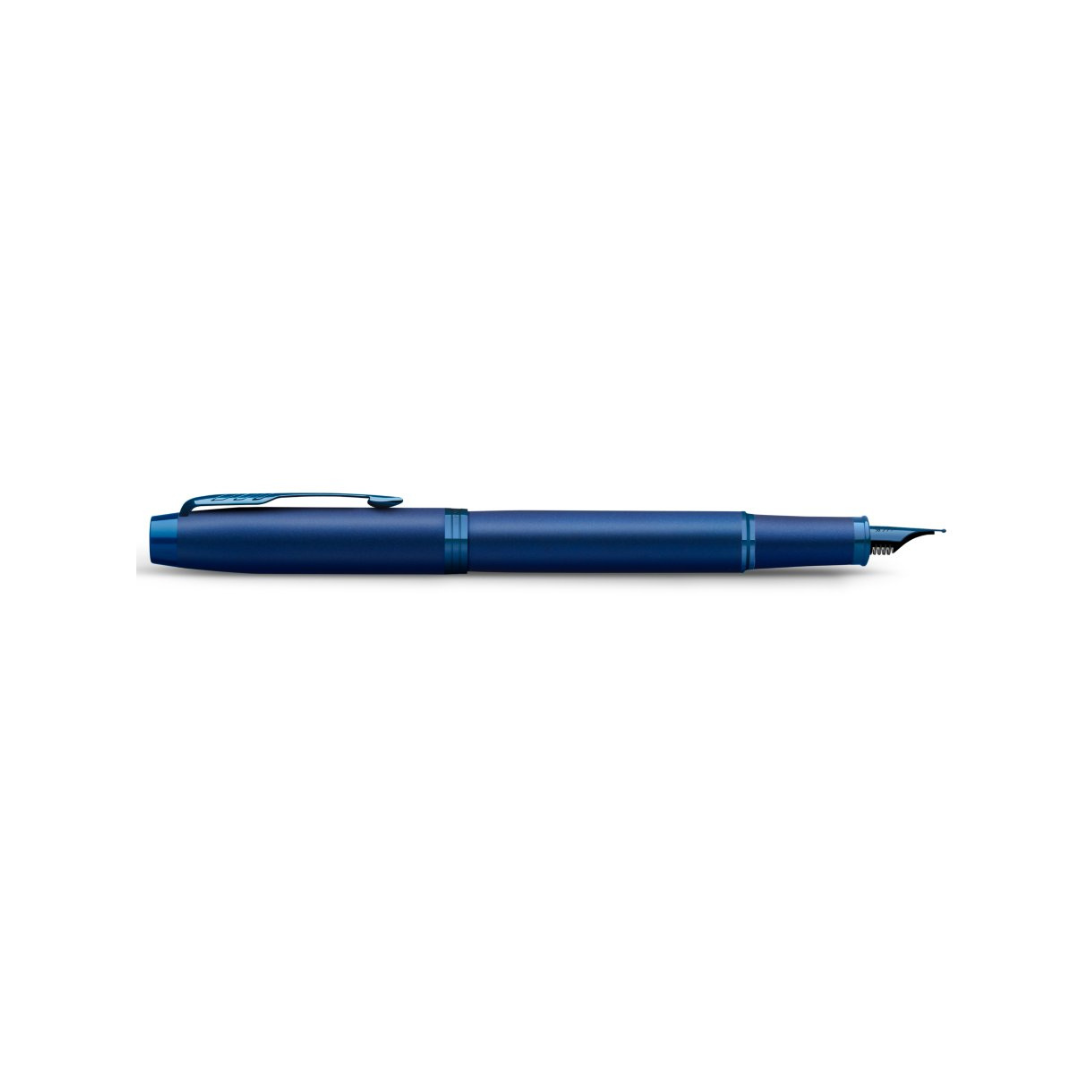 Parker IM PROFESSIONAL Fountain Pen Monochrome Blue — Parker fountain pen — precision nib writing instrument, at Cityluxe Singapore stationery store