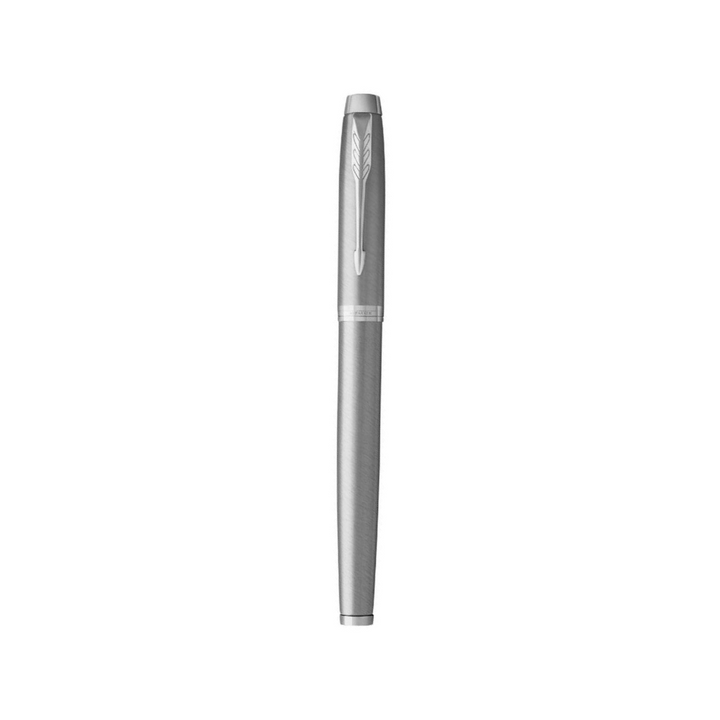Parker IM Essential Stainless Steel CT Fountain Pen in Medium Nib — Parker fountain pen — precision nib writing instrument, at Cityluxe Singapore stationery store