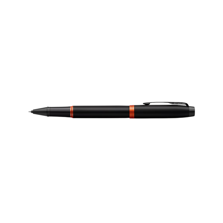 Parker IM PROFESSIONALS Vibrant Ring BT in Rollerball Pen Flame Orange — Parker rollerball pen — fluid gel ink writing instrument, at Cityluxe Singapore