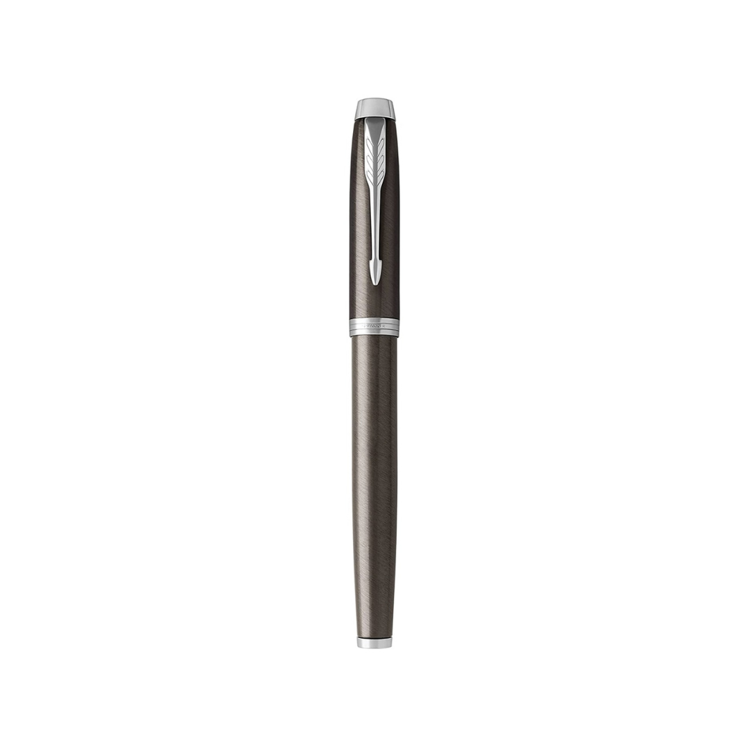 Parker IM Dark Espresso CT Rollerball Pen — Parker rollerball pen — fluid gel ink writing instrument, at Cityluxe Singapore