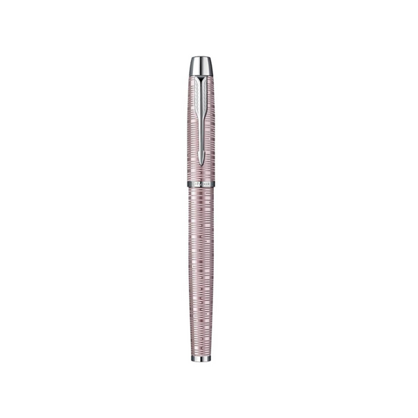 Load image into Gallery viewer, Parker IM Premium Fountain Pen - Pink Pearl with Chrome Trims
