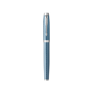 Parker IM Premium Fountain Pen - Blue with Chrome Trims