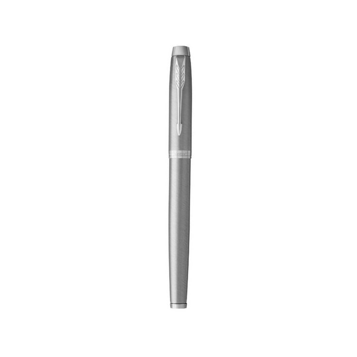 Parker IM Essential Stainless Steel CT Rollerball Pen — Parker rollerball pen — fluid gel ink writing instrument, at Cityluxe Singapore