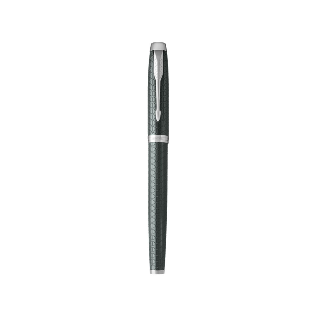 Parker IM Premium Fountain Pen in Pale Green with Chrome Trims — Parker fountain pen — precision nib writing instrument, at Cityluxe Singapore stationery store
