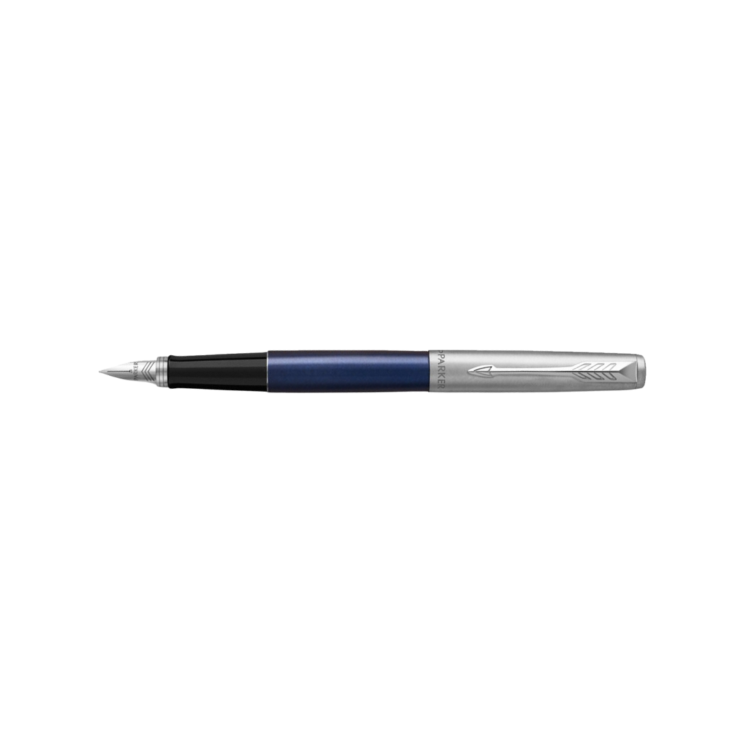 Parker Jotter Royal Blue CT Fountain Pen — Parker fountain pen — precision nib writing instrument, at Cityluxe Singapore stationery store