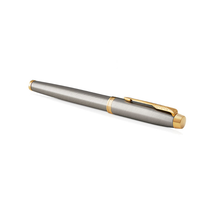 Parker IM Brushed Metal GT Fountain Pen — Parker fountain pen — precision nib writing instrument, at Cityluxe Singapore stationery store