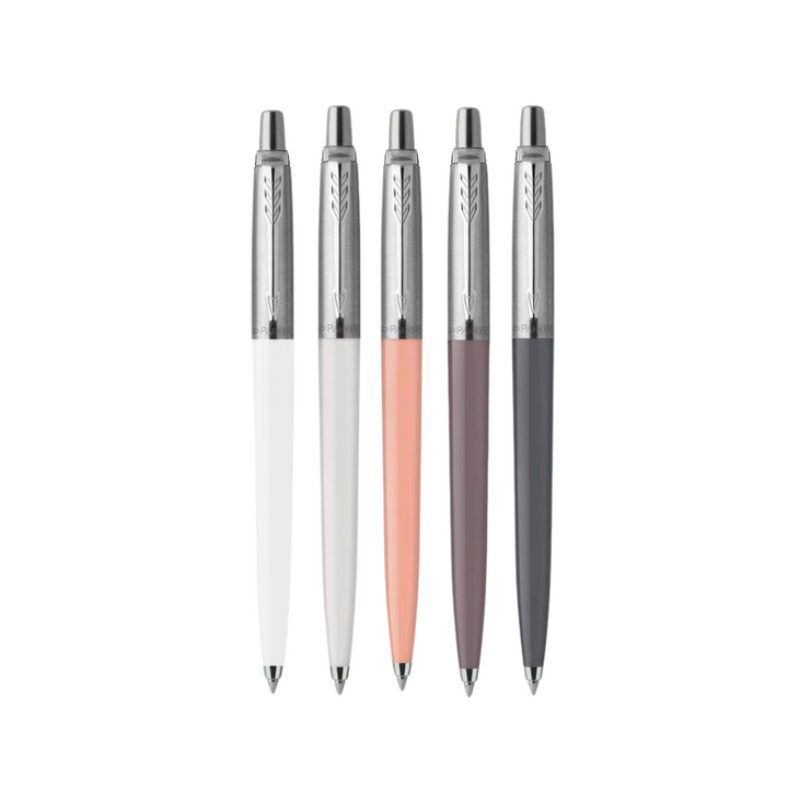 Parker Jotter Originals Ballpoint Pen in Pearl Grey — Parker ballpoint pen — reliable smooth-writing everyday pen, at Cityluxe Singapore