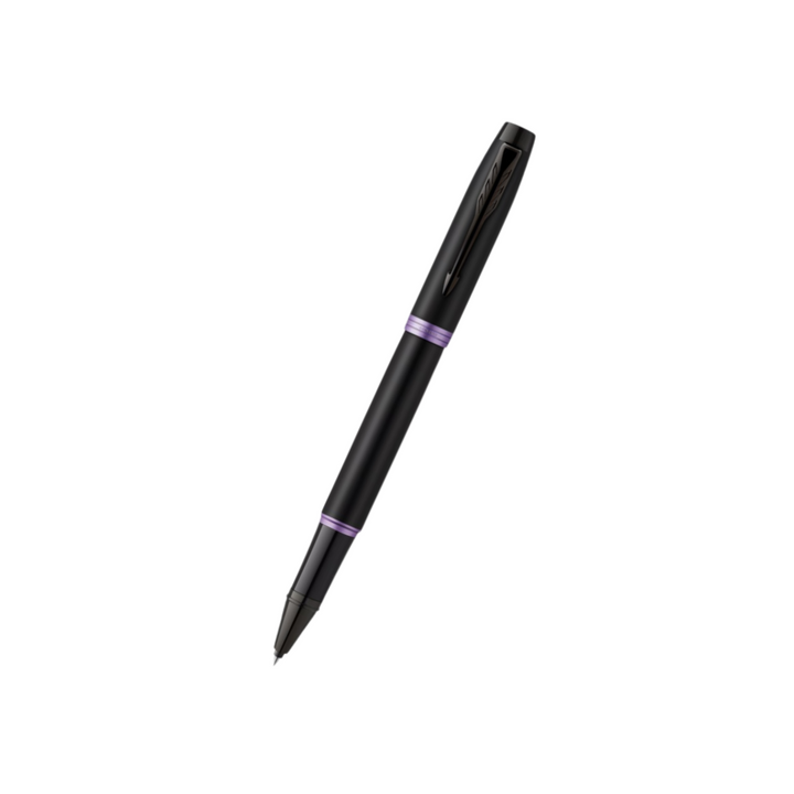 Parker IM PROFESSIONAL Vibrant Ring Rollerball Pen Amethyst Purple — Parker rollerball pen — fluid gel ink writing instrument, at Cityluxe Singapore